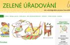 Snímek obrazovky webu zeleneuradovani.cz